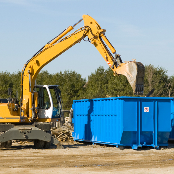 how many times can i have a residential dumpster rental emptied in Woodstock